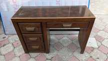 Birou Solid din Lemn Masiv cu Sertare - Stil Clasic/Vintage