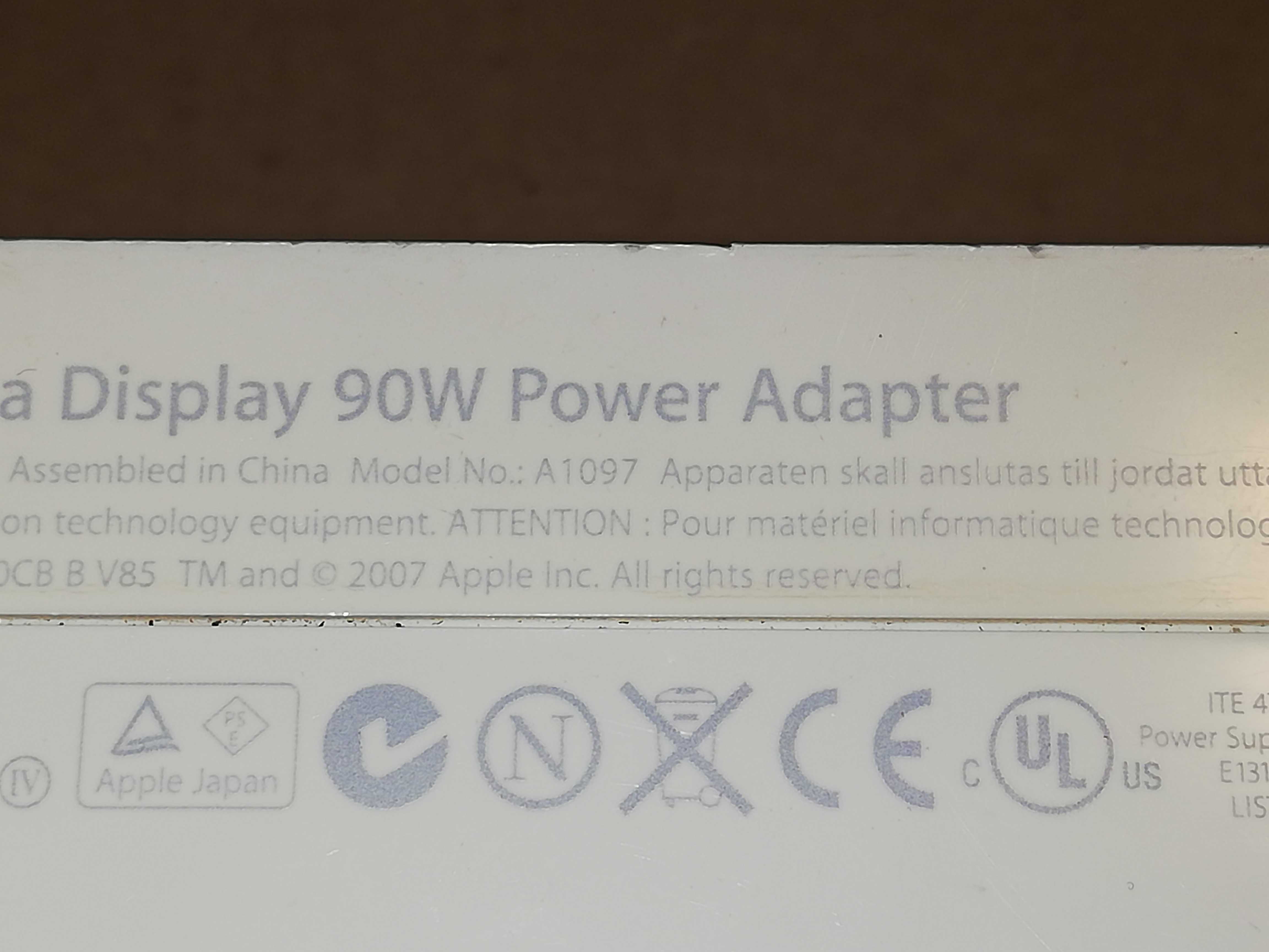 Alimentator original Apple Cinema Display  90W A1097