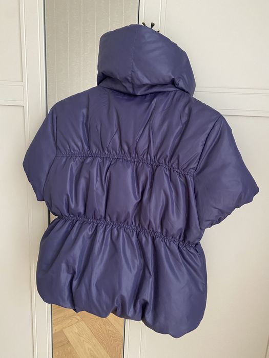 Jacheta tip vesta din puf de gasca, mov, dama, marimea S
