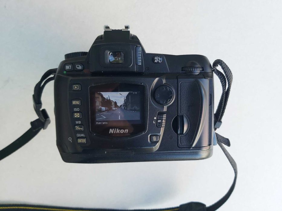 Nikon D70 body, baterie, card