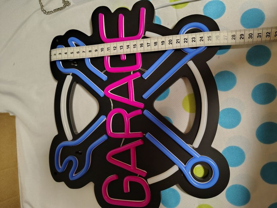 Semn led luminos GARAGE/ NOU