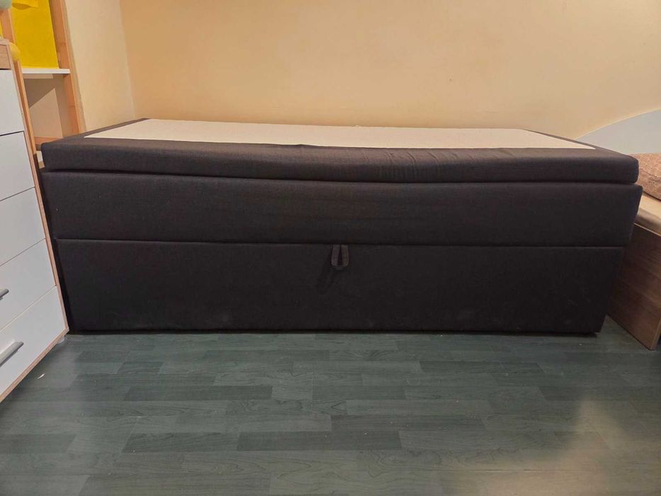 Континентално легло 90x200 см с място за съхранение JYSK