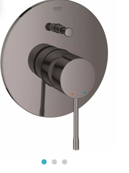 Baterie dus Grohe cu montare îngropată, set complet.