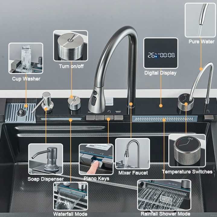 Chiuveta bucatarie multifunctionala premium Factura/Garantie