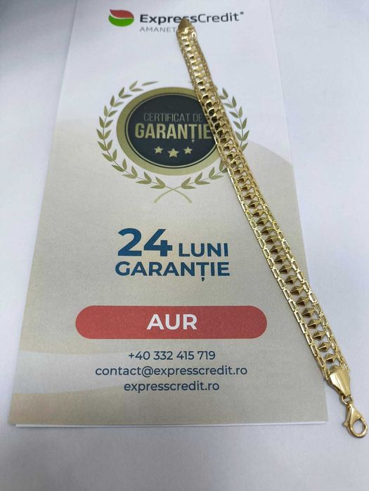 (AG43) Bratara din aur de 14K 5.69gr  B3535 - 24 luni garantie!