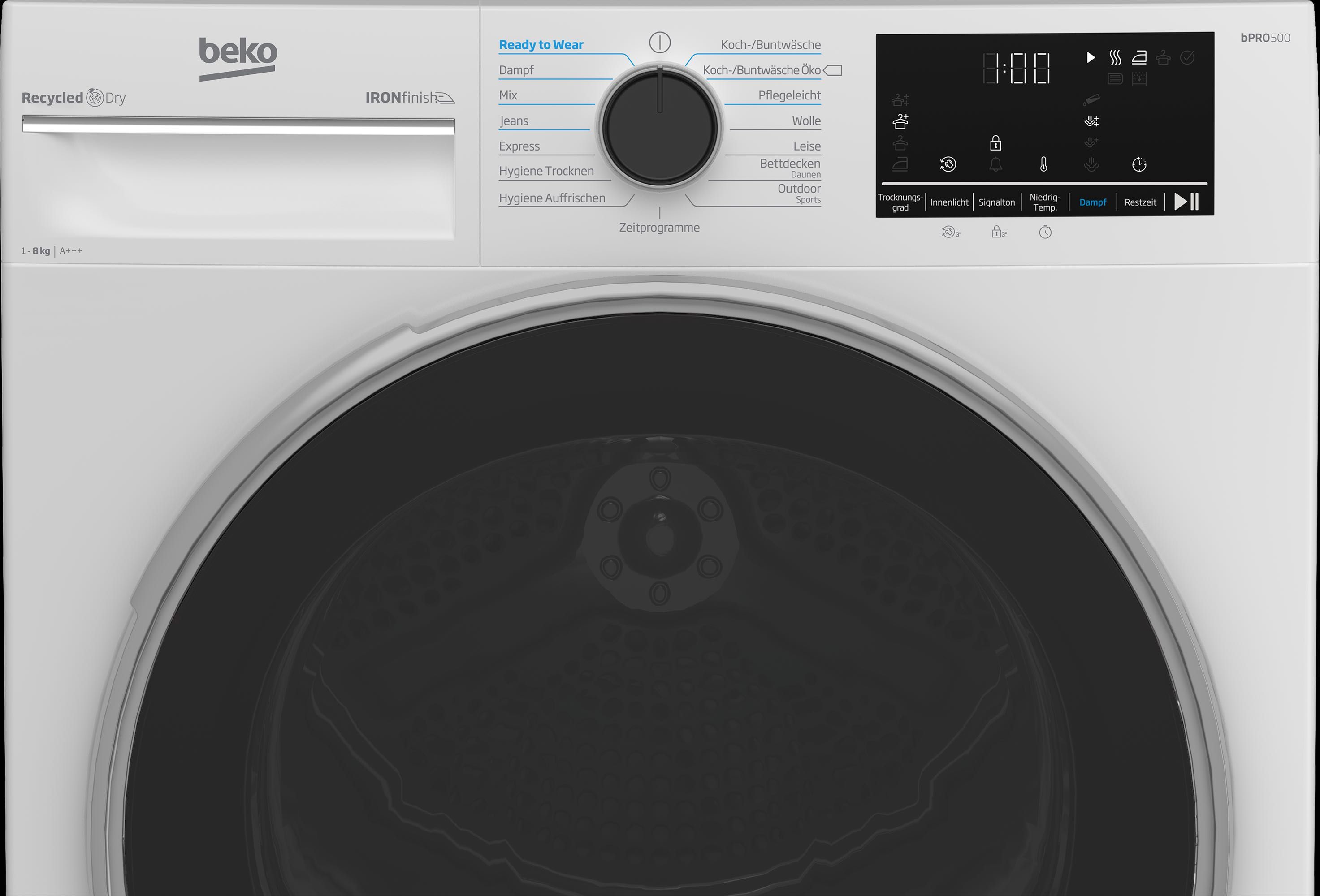Сушилня с термопомпа BEKO B5T4824IF, 8 кг.