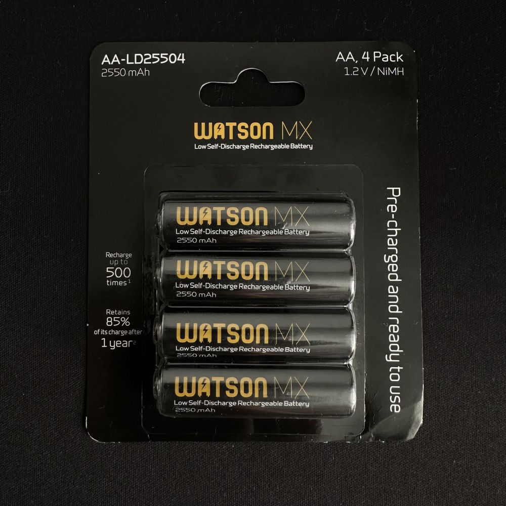 Аккумуляторы Watson MX с зарядкой