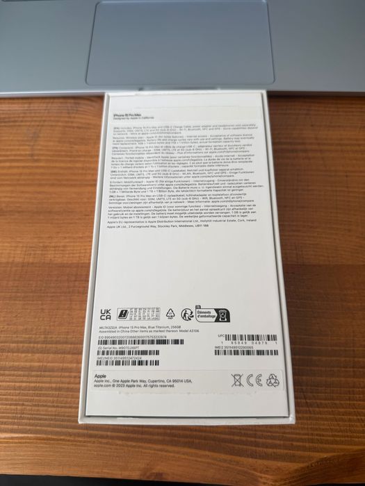 iPhone 15 Pro Max 256GB Blue