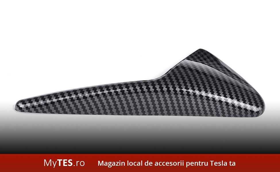 Ornamente textura carbon camere aripi - Tesla Model 3 / Y / S / X