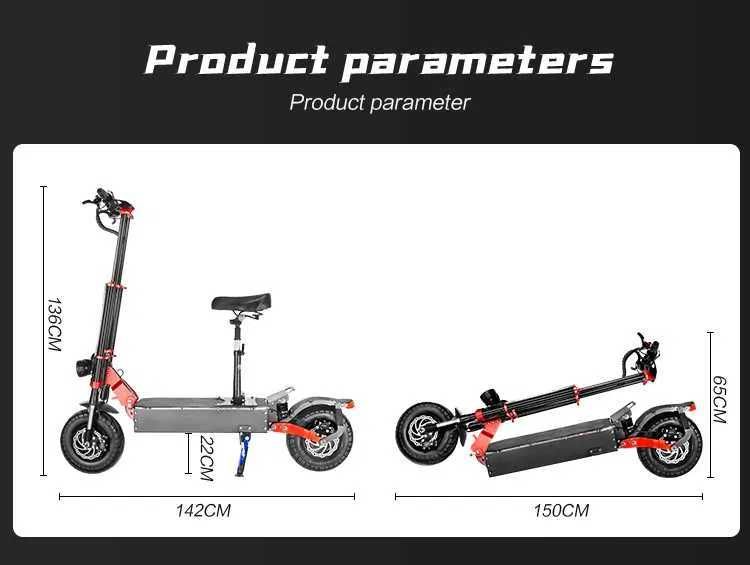 Офроуд електрическа тротинетка Quickwheel explorer Plus 8000W,60V/43Аh