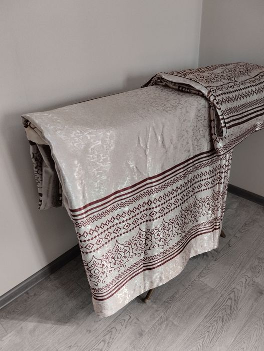 Портьеры на большое окно