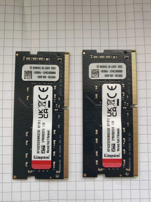 Memorie Laptop Kingston FURY Impact, 32GB DDR4, 3200MHz CL20