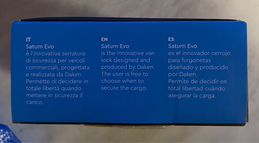 Antifurt Danken Saturn EVO SET: 2 BUC, nou!!!
