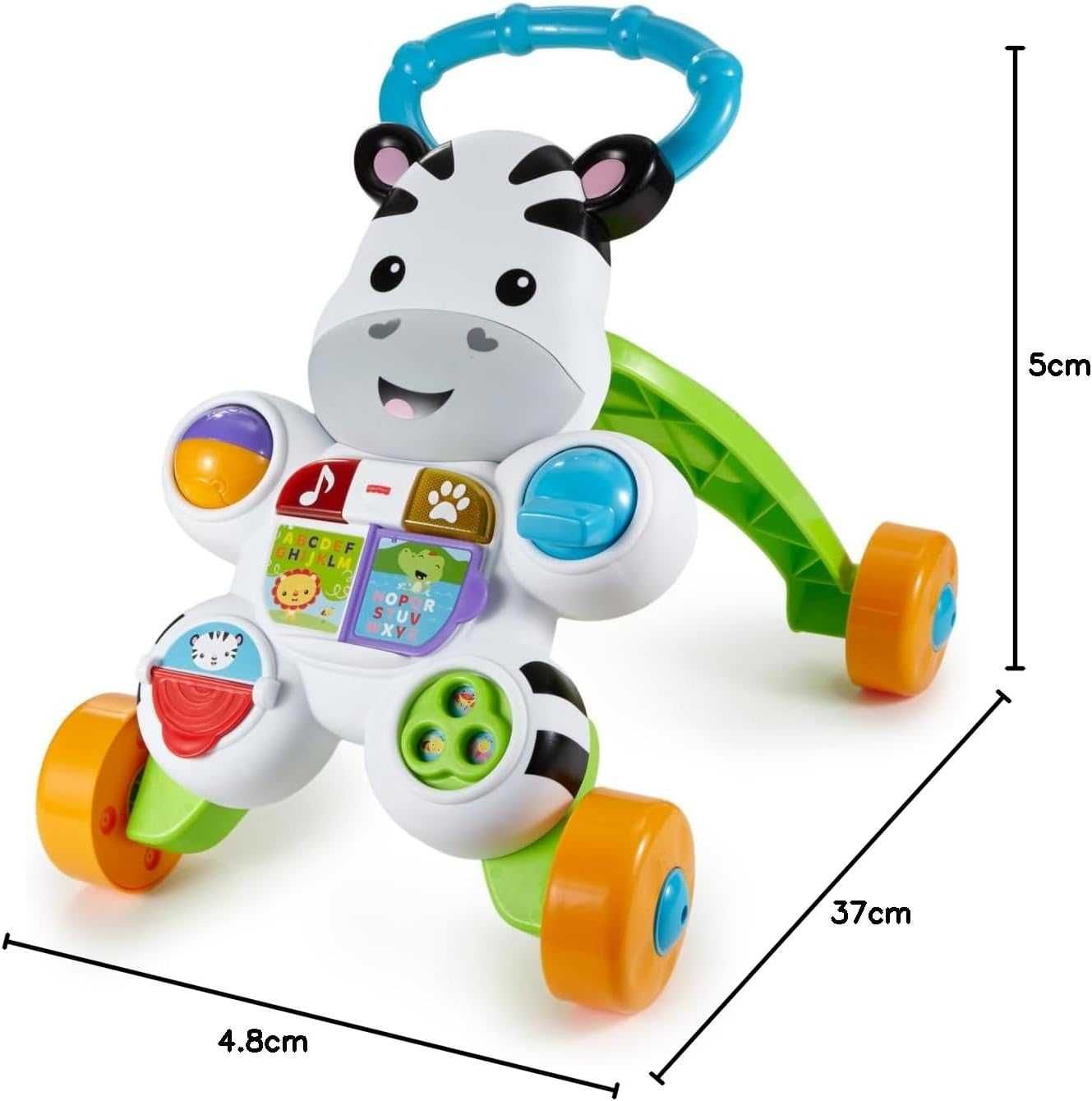 Бебешка проходилка Уолкър Зебра Fisher Price Музикална