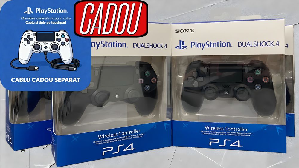 Controller Wireless PlayStation 4 PS4 DUALSHOCK Maneta  NOU SIGILAT