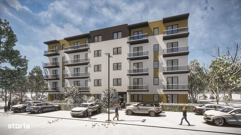 Apartament cu 3 camere, grădină proprie și parcare inclusă – Vidra |