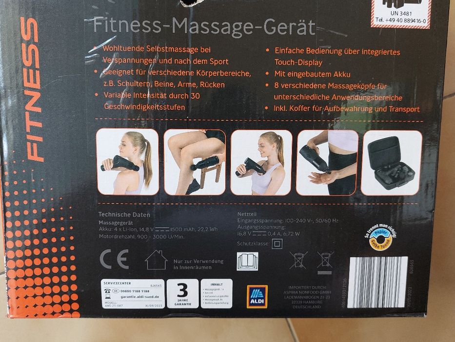 Aparat profesional masaj.