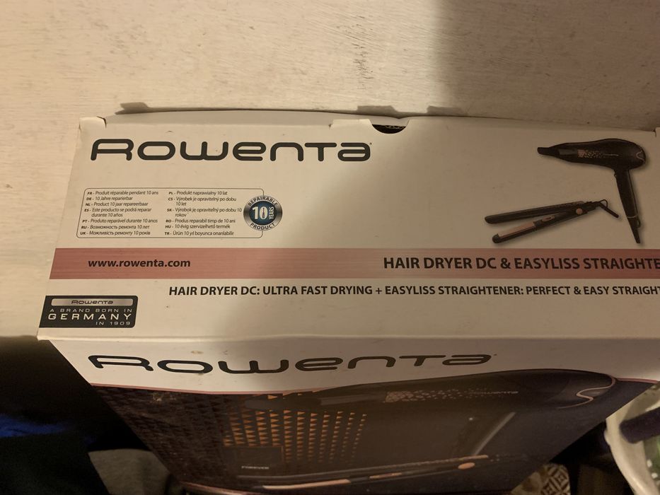 Uscator de par si placa de ceramica rowenta 2200w