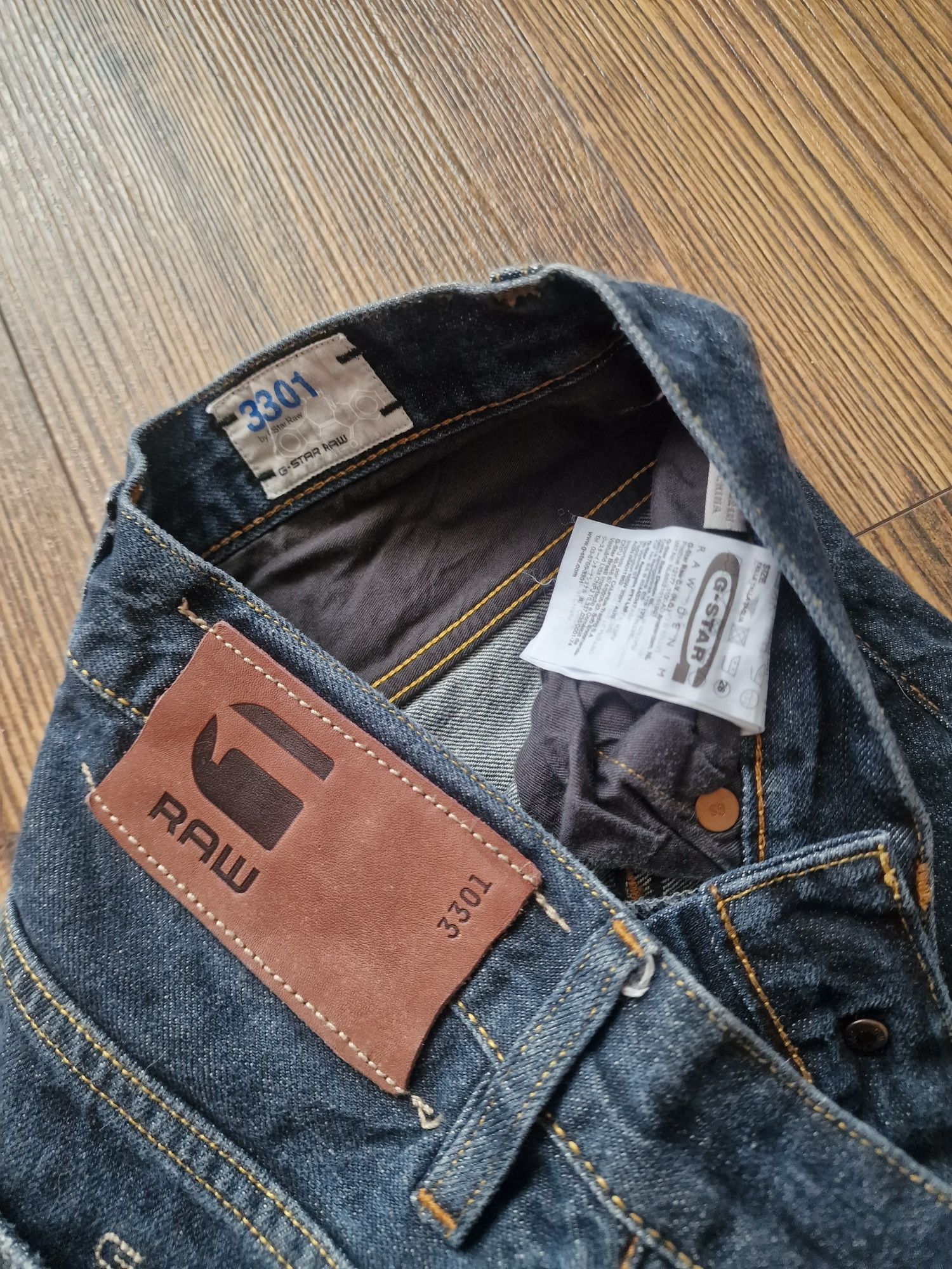 Страхотни мъжки  къси дънкови  панталони G STAR RAW  размер 28
