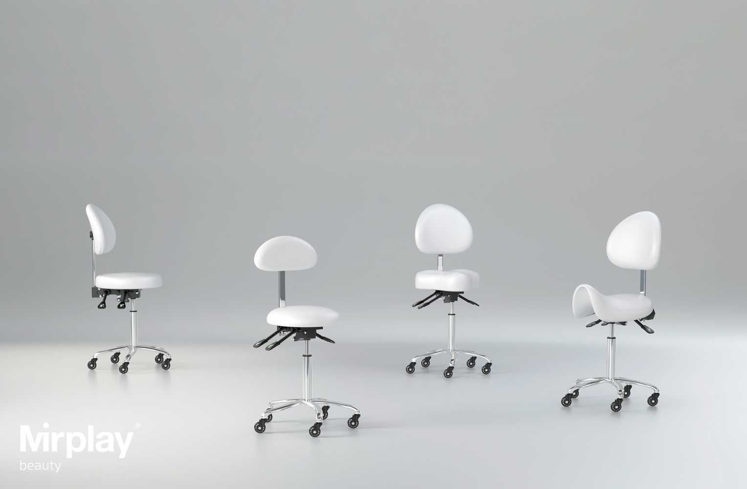 *Козметични работни столове - табуретки - различни модели