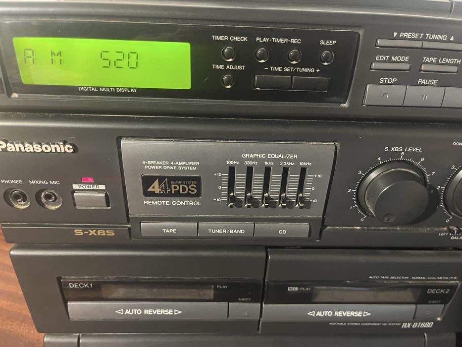 Se vinde statie audio panasonic de colectie perfect functionala
