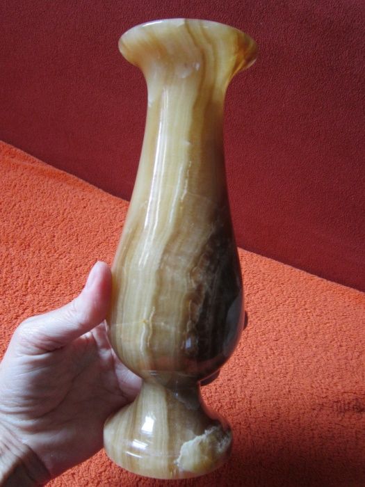 cadou rar Art Nouveau-vaza onyx/onix-design si culori frumoase 1kg