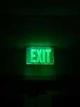 Световая табличка "ВЫХОД" (ВЫХОД, EXIT)