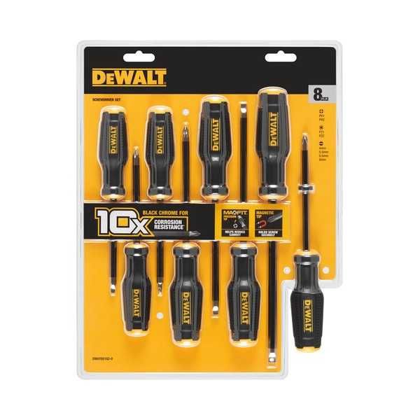 Отвертки комплект DEWALT DWHT65102-0, 8 броя
