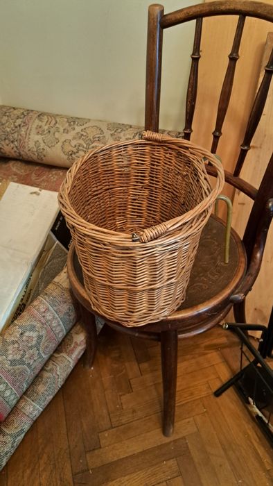 Coș împletit din răchită! Model vehi pentru bicicletă!