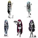 Monster high / Монстър Хай Reel Drama Mattel кукли в черно и бяло