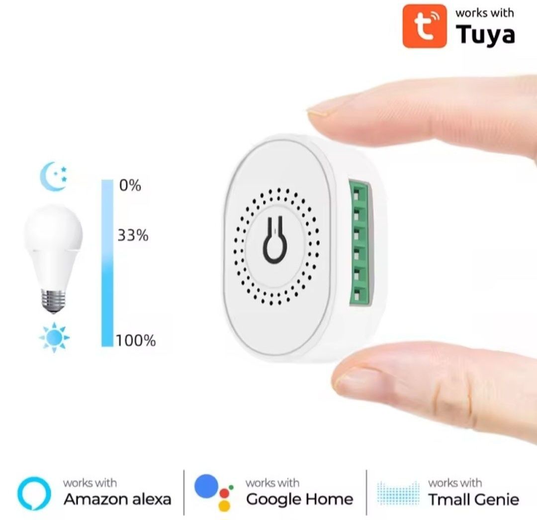 Intrerupator dimabil smart Mini Wifi Dimming Switch, alb
Switch