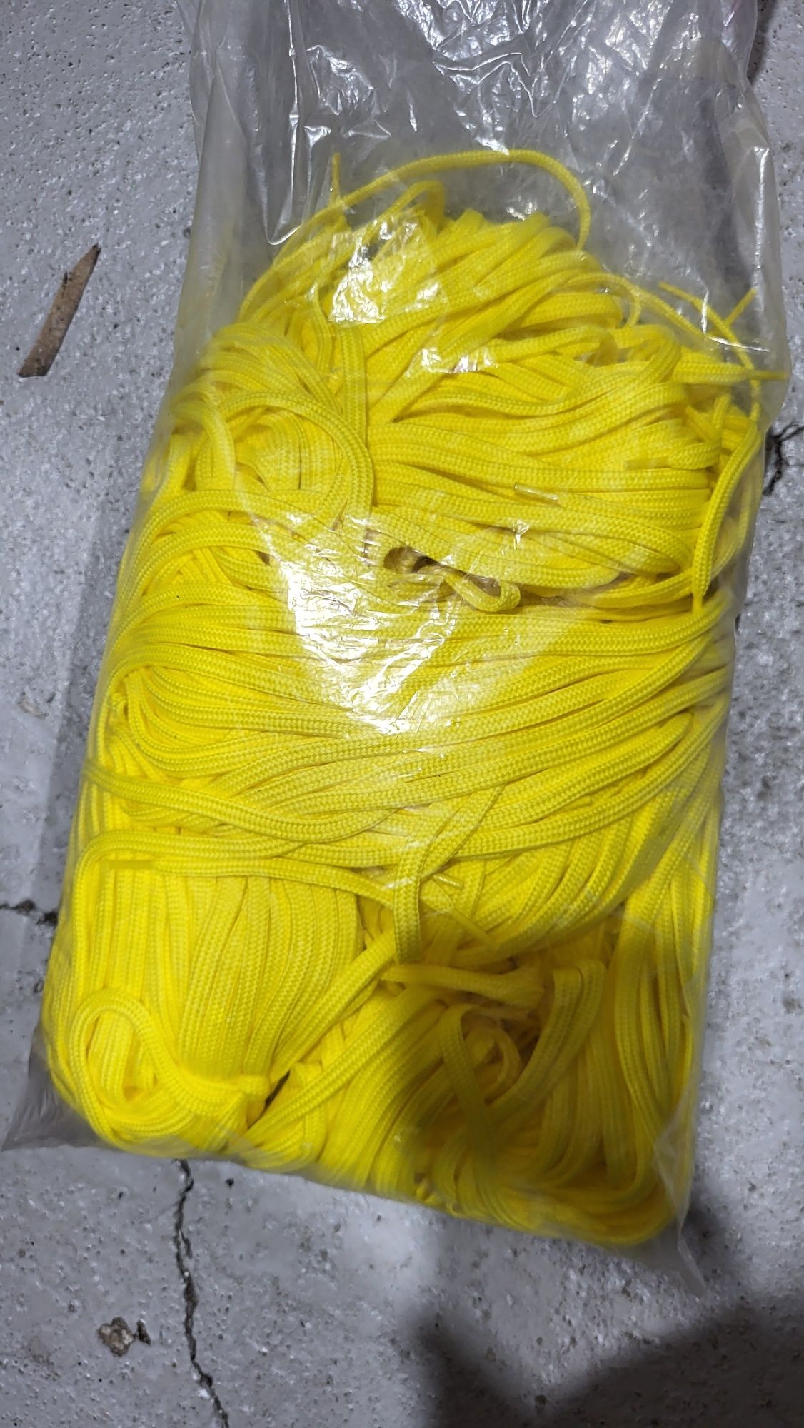 Șireturi încălțăminte galbene 140 cm