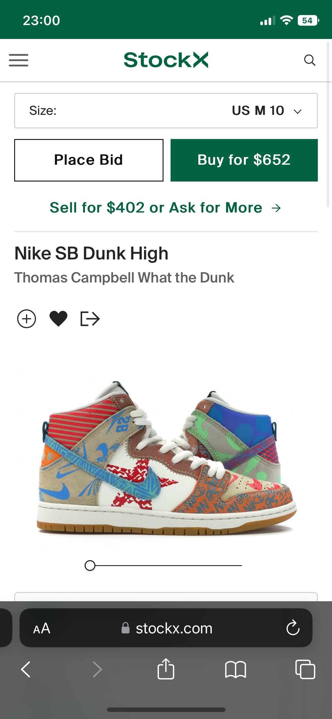 Nike Sb Zoom Dunk High Prem “What The”