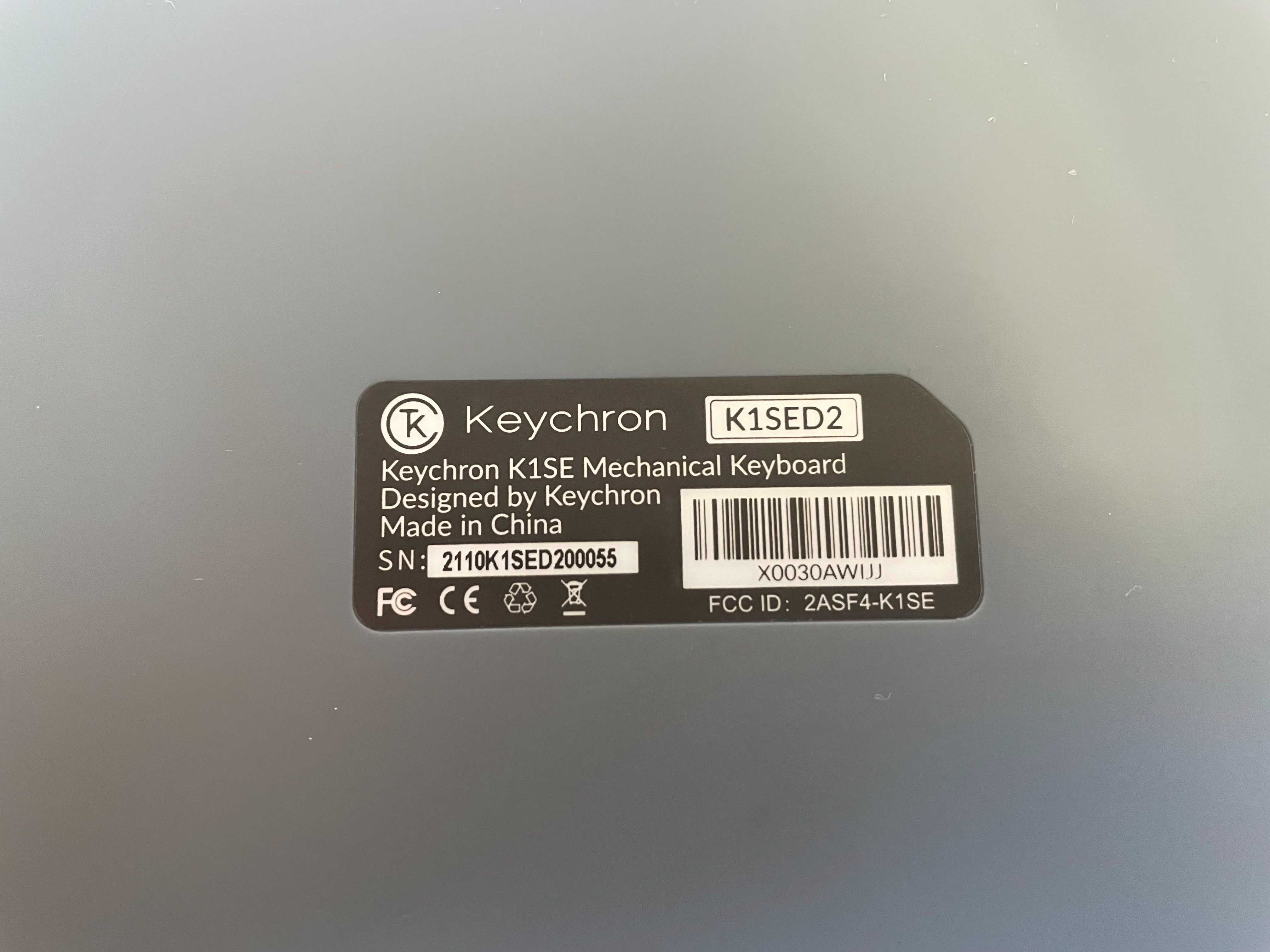 Безжична геймърска клавиатура Keychron K1 SE, Черен сив, Bluetooth