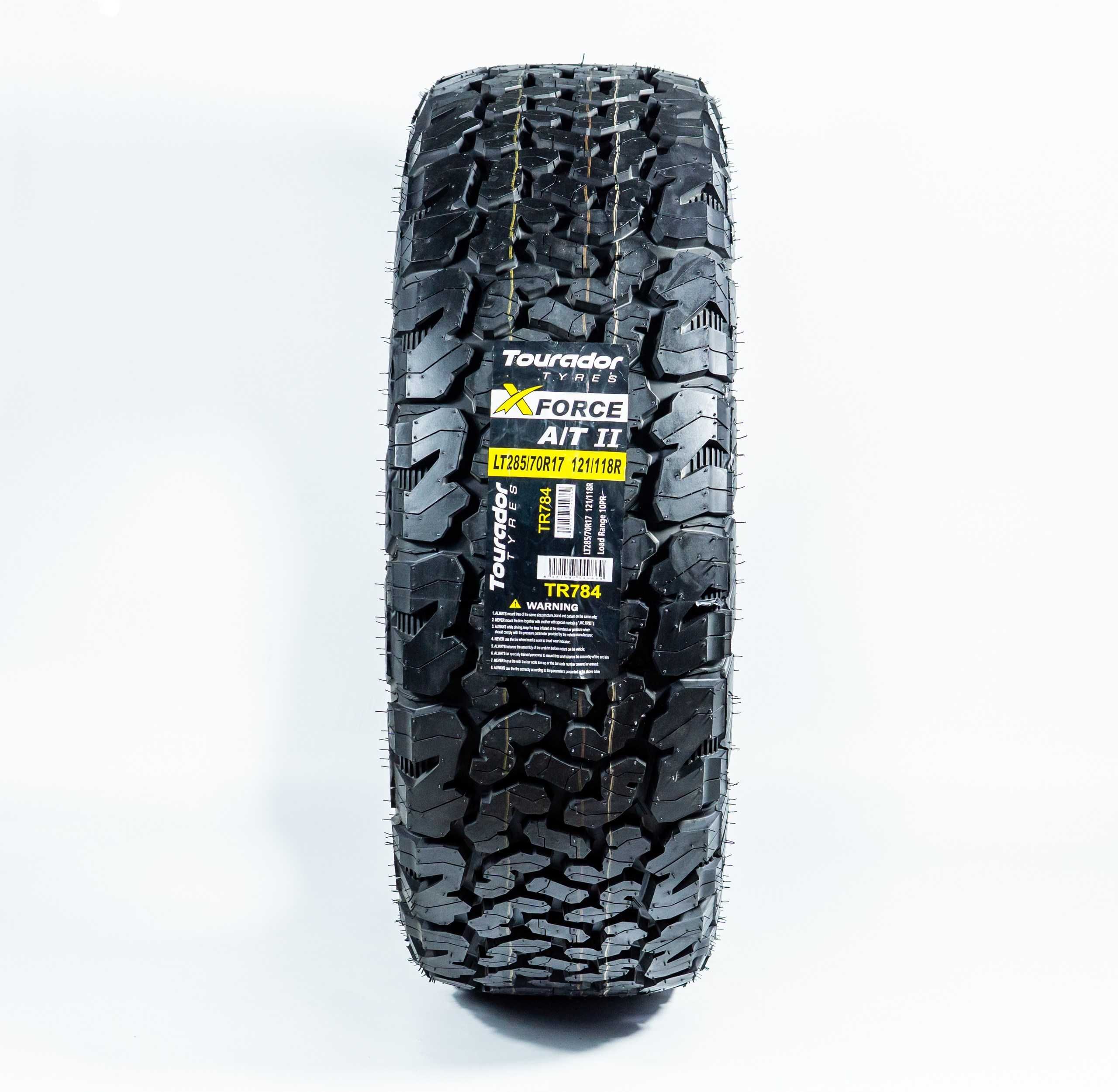 LT285/70R17	121/118R 10PR  — Tourador X FORCE A/T-II