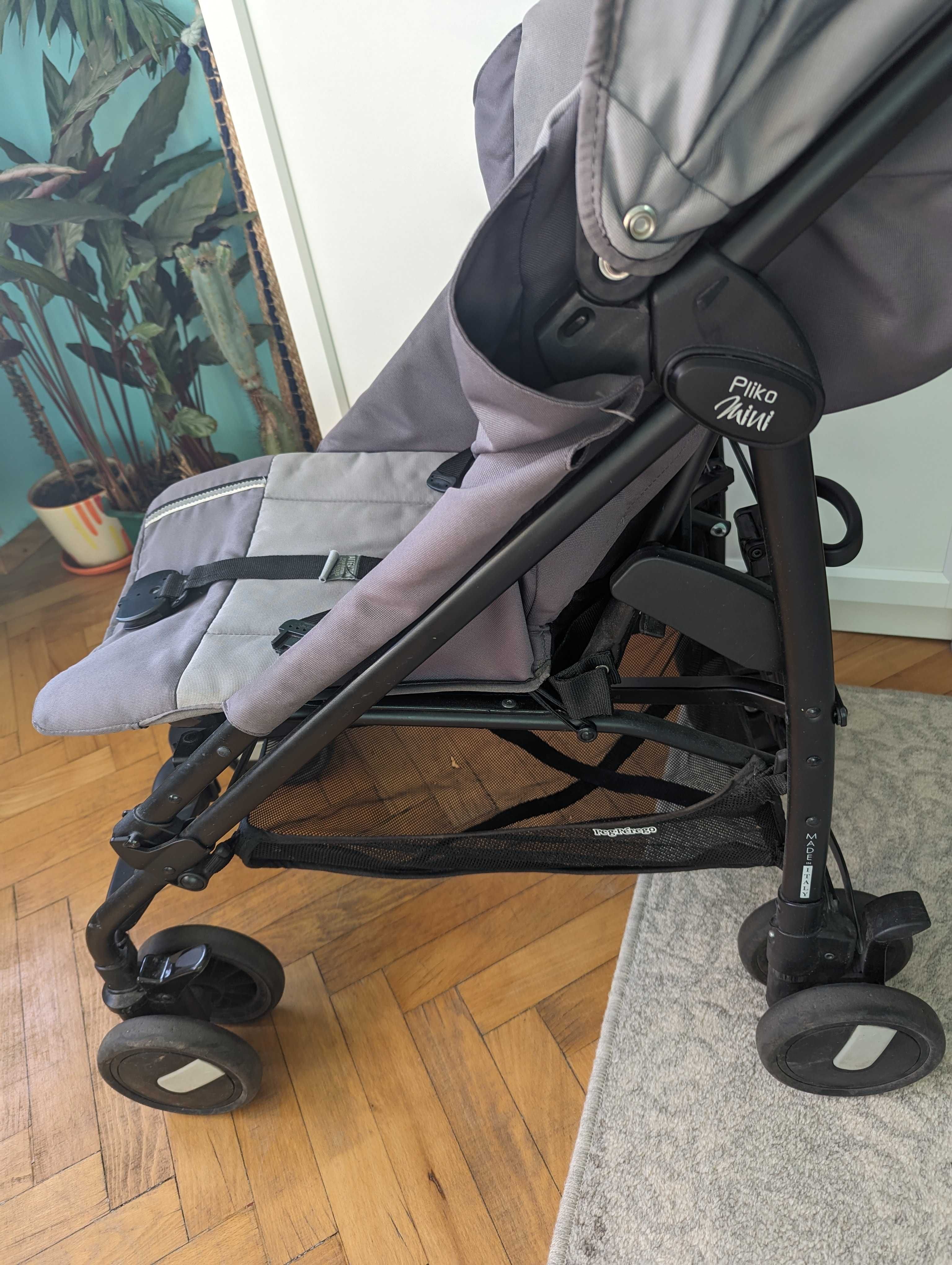 Лятна детска количка, Peg Perego, Pliko Mini, сива