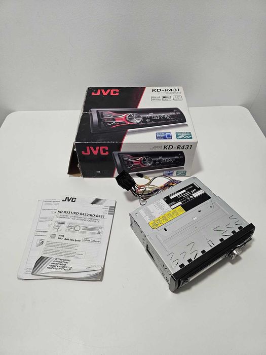 Casetofon Player Radio CD auto JVC KD-R431 4x50W USB AUX RCA