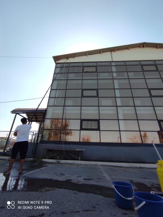 Мойка фасадов и окон