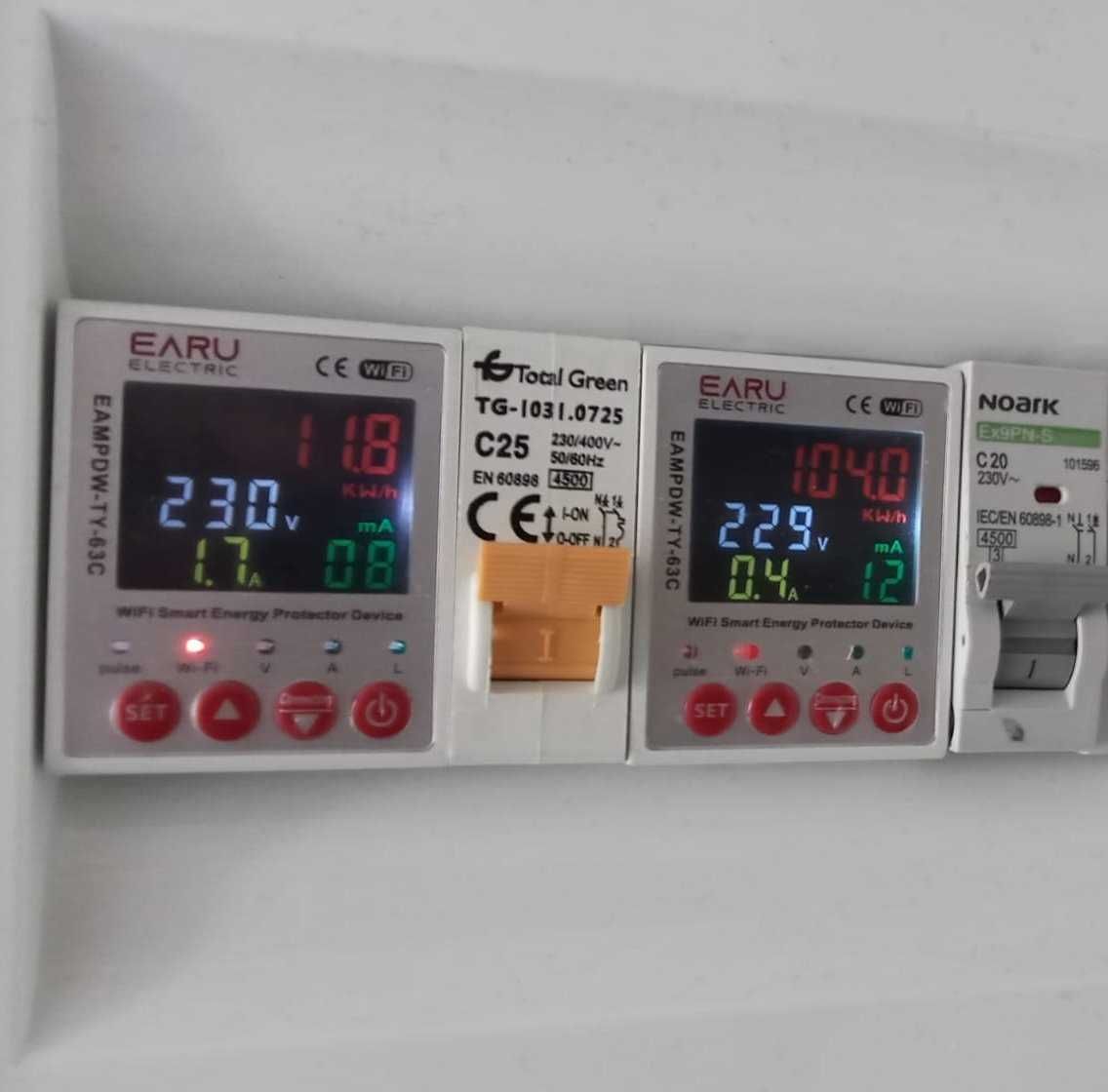 Smart meter 5 in 1 releu protecti  WIFI Tuya