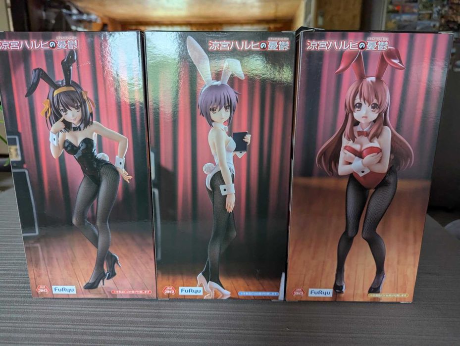 The Melancholy of Haruhi Suzumiya BiCute Bunnie комплект фигурки