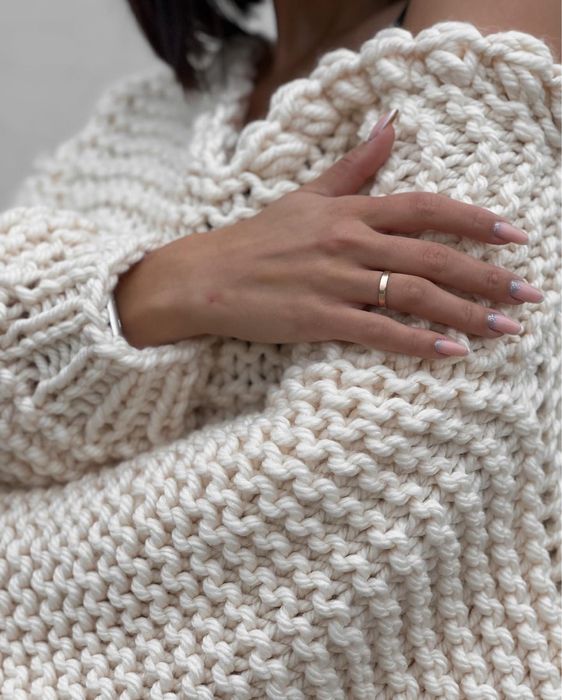 Пуловер ручная работа