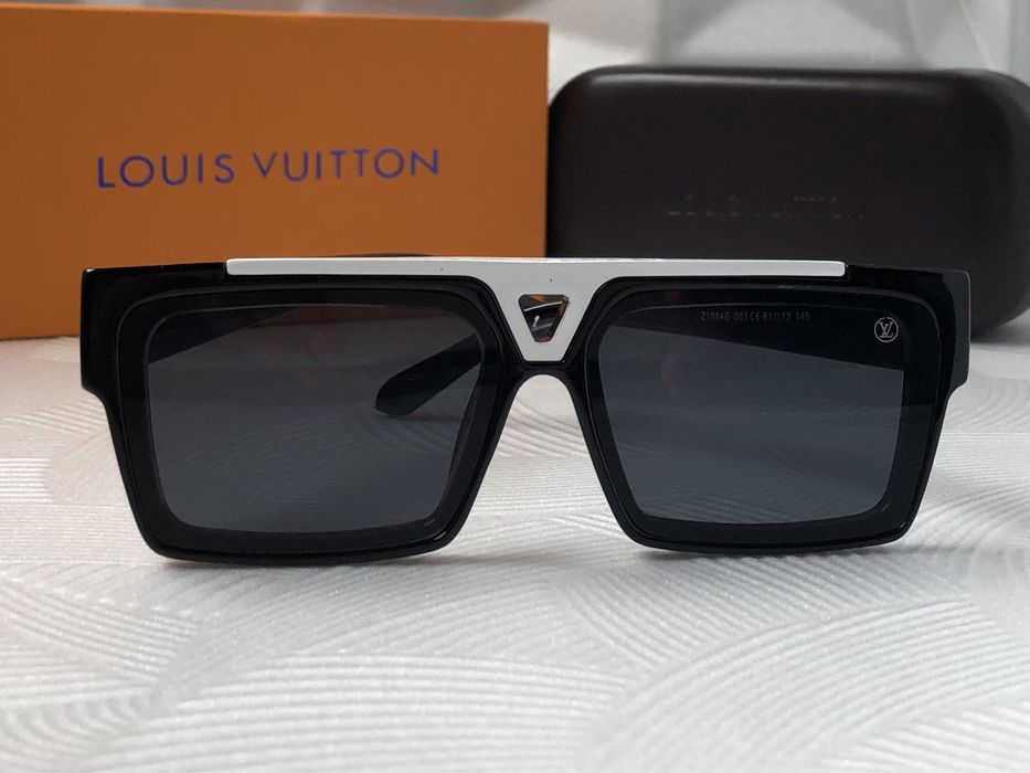 Мъжки слънчеви очила маска 2 цвята черни