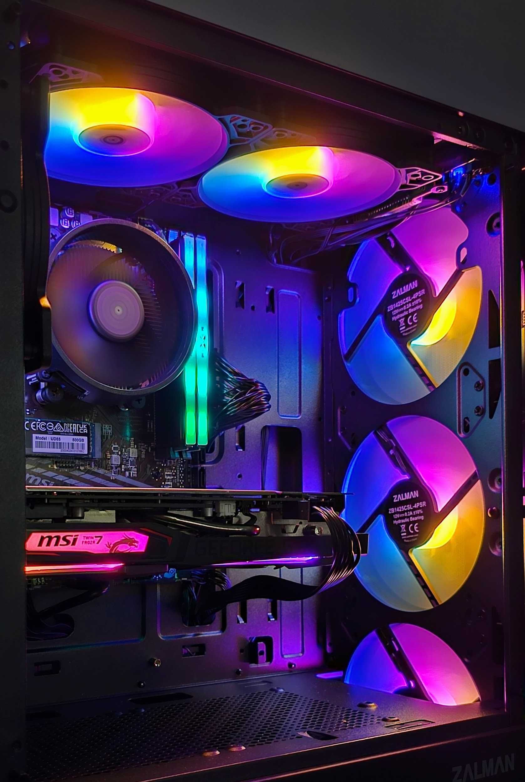 Гаранция! 2060 6GB , Intel i5-12400f, 16GB RAM Геймърски компютър
