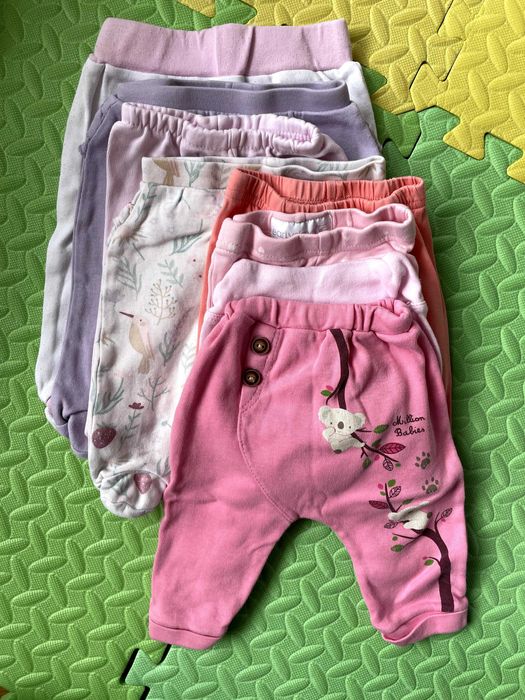 Лот детски дрешки за момиче + космонавт и чувалче за сън 62-68 размер