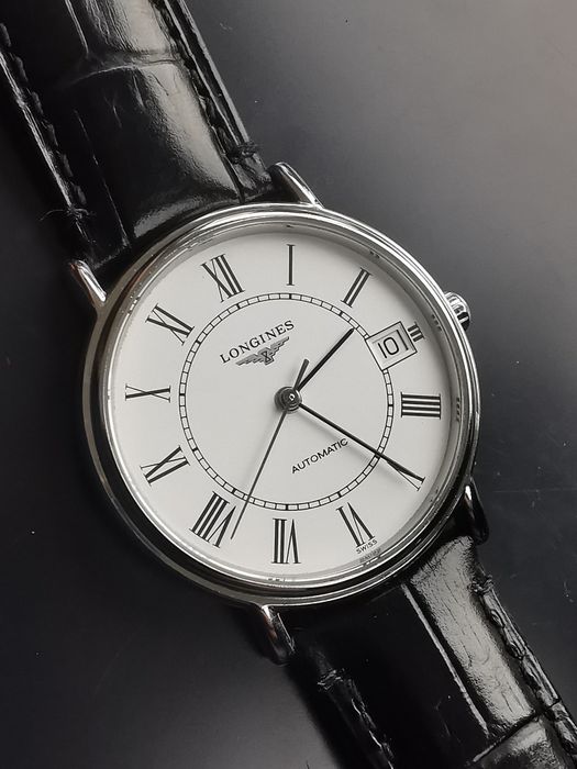 Ceas Longines Presence Automatic Calendar 34 mm Funcționează impecabil