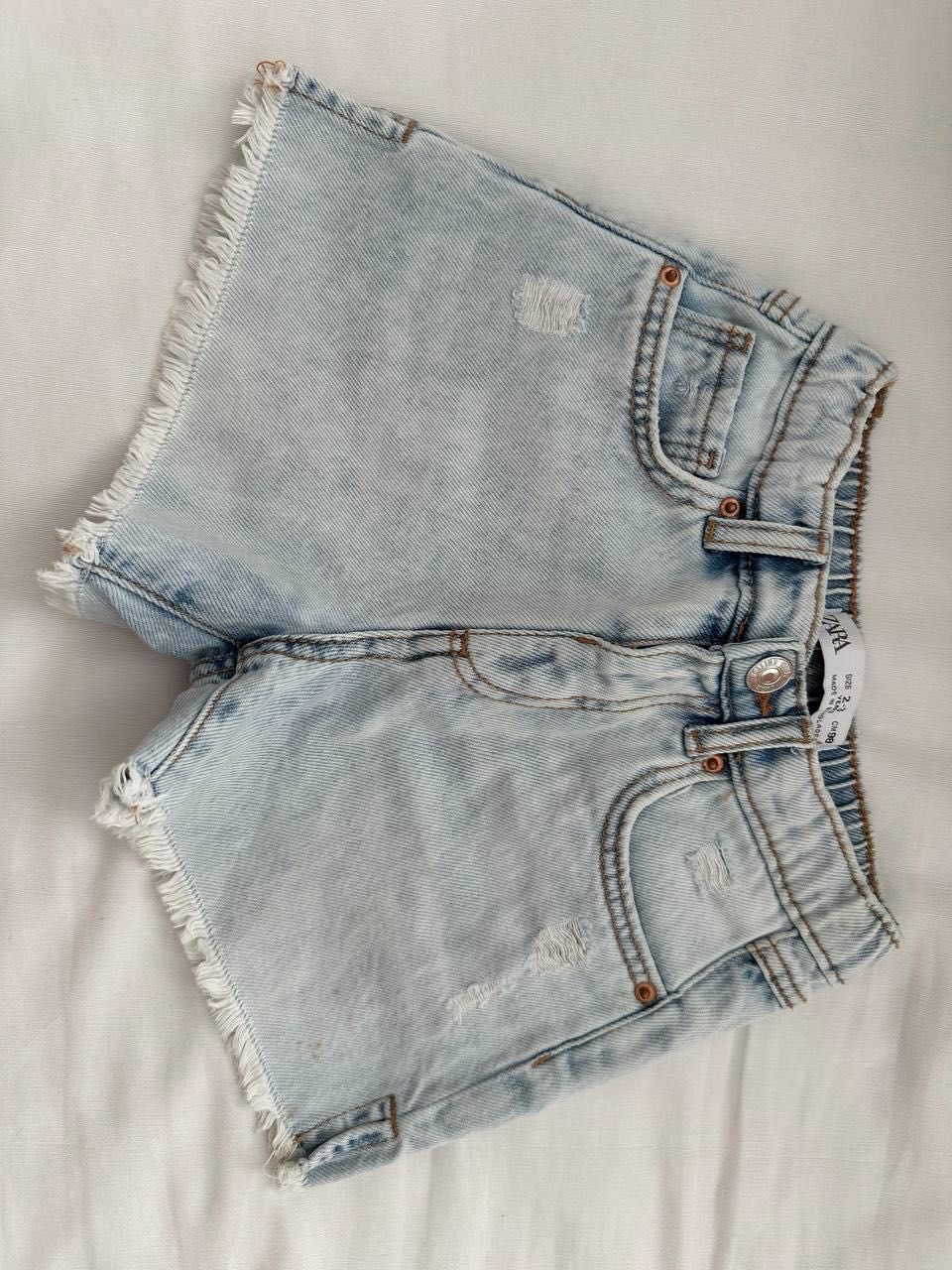 Дънкови шорти Zara за момичета