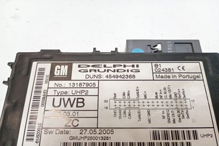 Modul confort 454942368 Opel Vectra C (facelift) seria