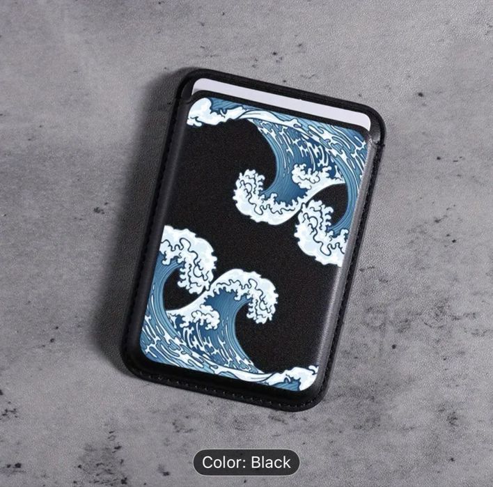 Магнитен портфейл за телефон “Great Wave” (5 цвята)