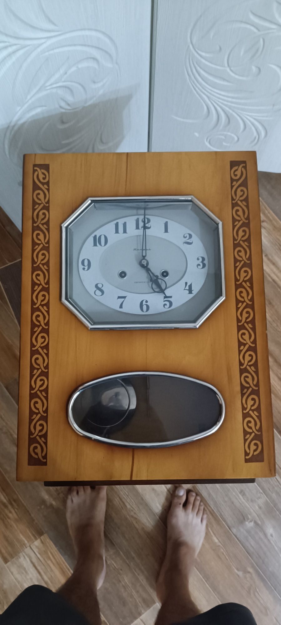 Часы настенные СССР Янтарь с боем есть разные на фото
