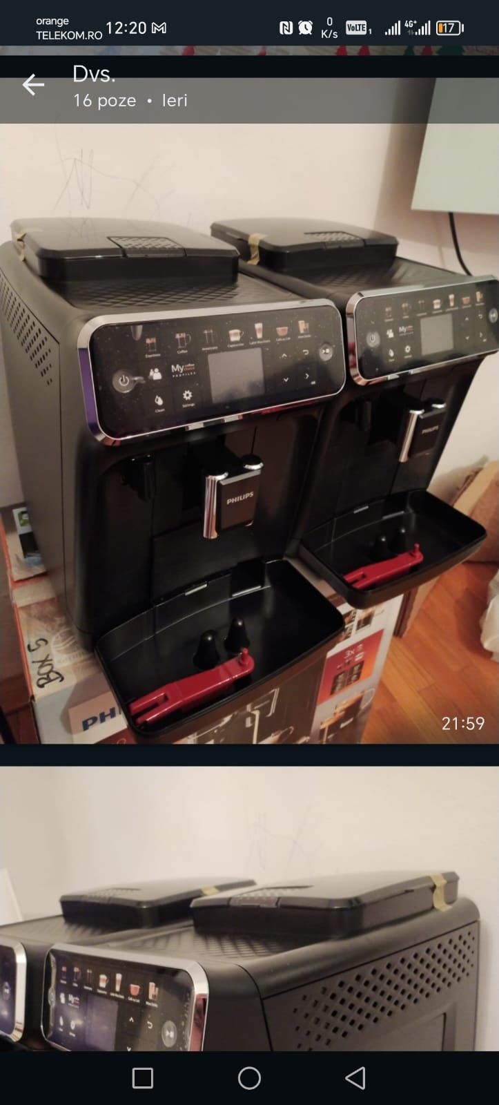 Espressor Philips LatteGo Seria 5400 în stoc seria 5500 Ep 5547 90